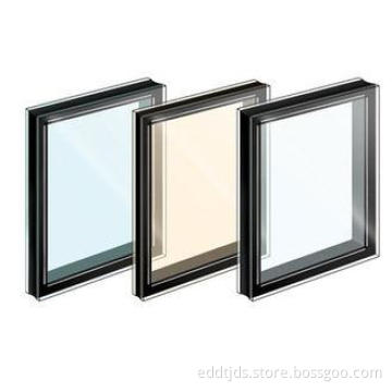 Green Or Bronze Flat Thermal Insulated Glass Square 15mm 19